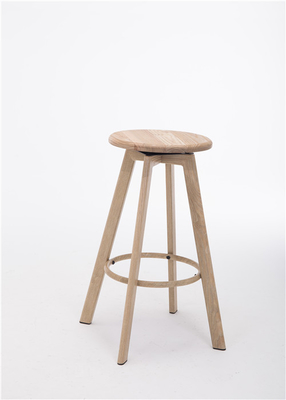 Современная древесина - как стула посетителя высокой планки металла место Стакабле круглое небольшое