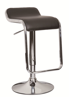 Изготовленные на заказ барные стулы ПВК черноты с поднимаясь функцией, дизайном Х-213 простоты