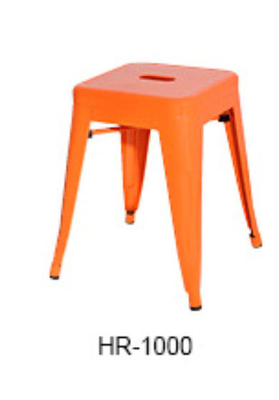 Стулья Толикс металла моды европейские квадратные, оранжевый стул В38.7*Д38.7*Х45 Адвокатуры
